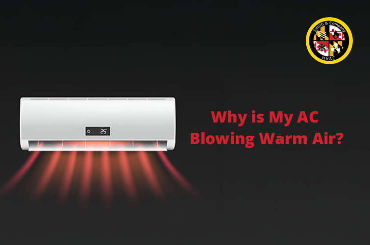 AC unit blowing warm air