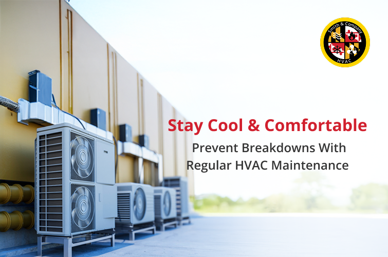Technician performing HVAC maintenance on a residential air conditioning unit during a summer heat wave.
